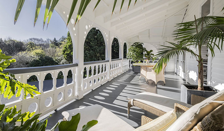 The Verandah Suite at Otahuna Lodge